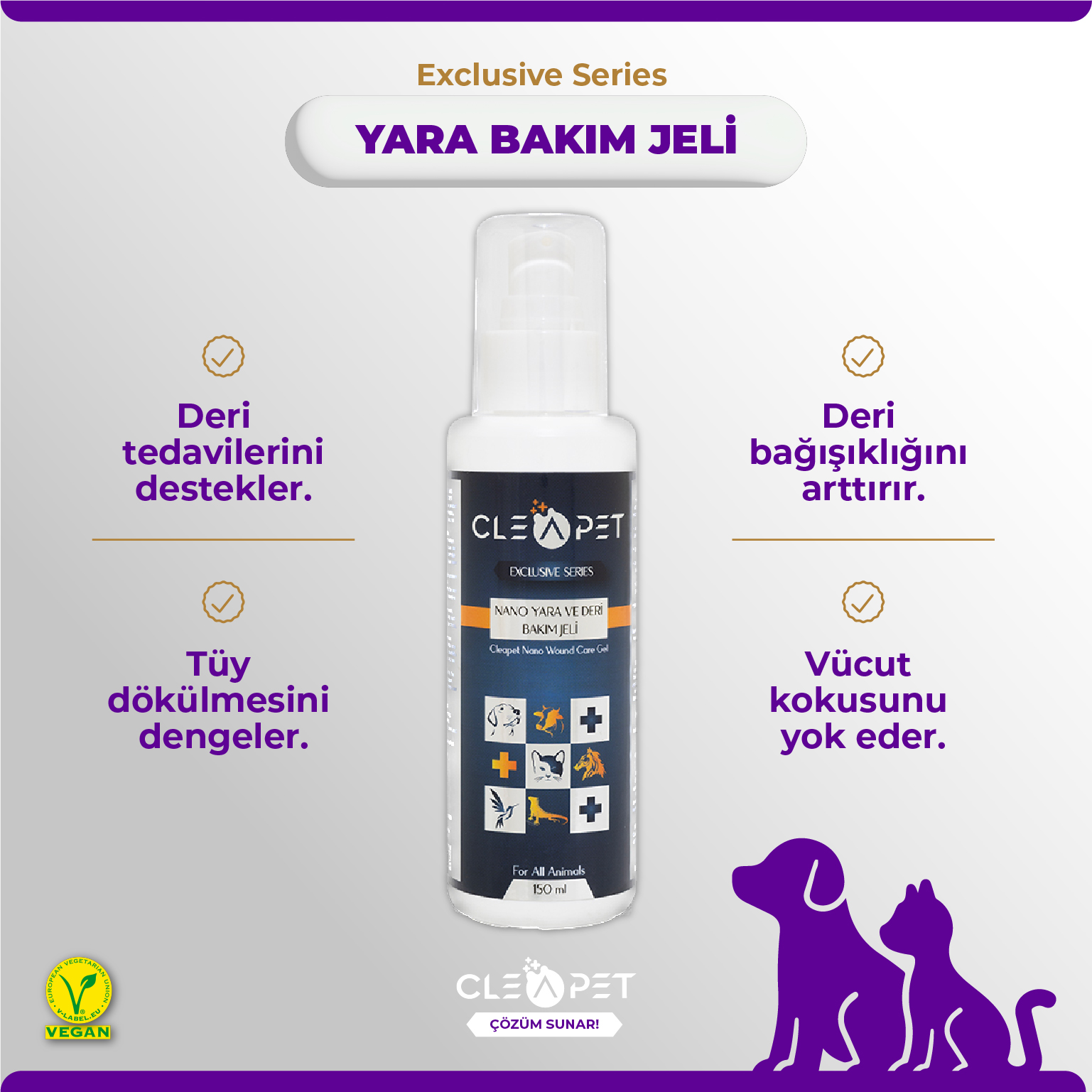 Cleapet Yara Bakım Jeli