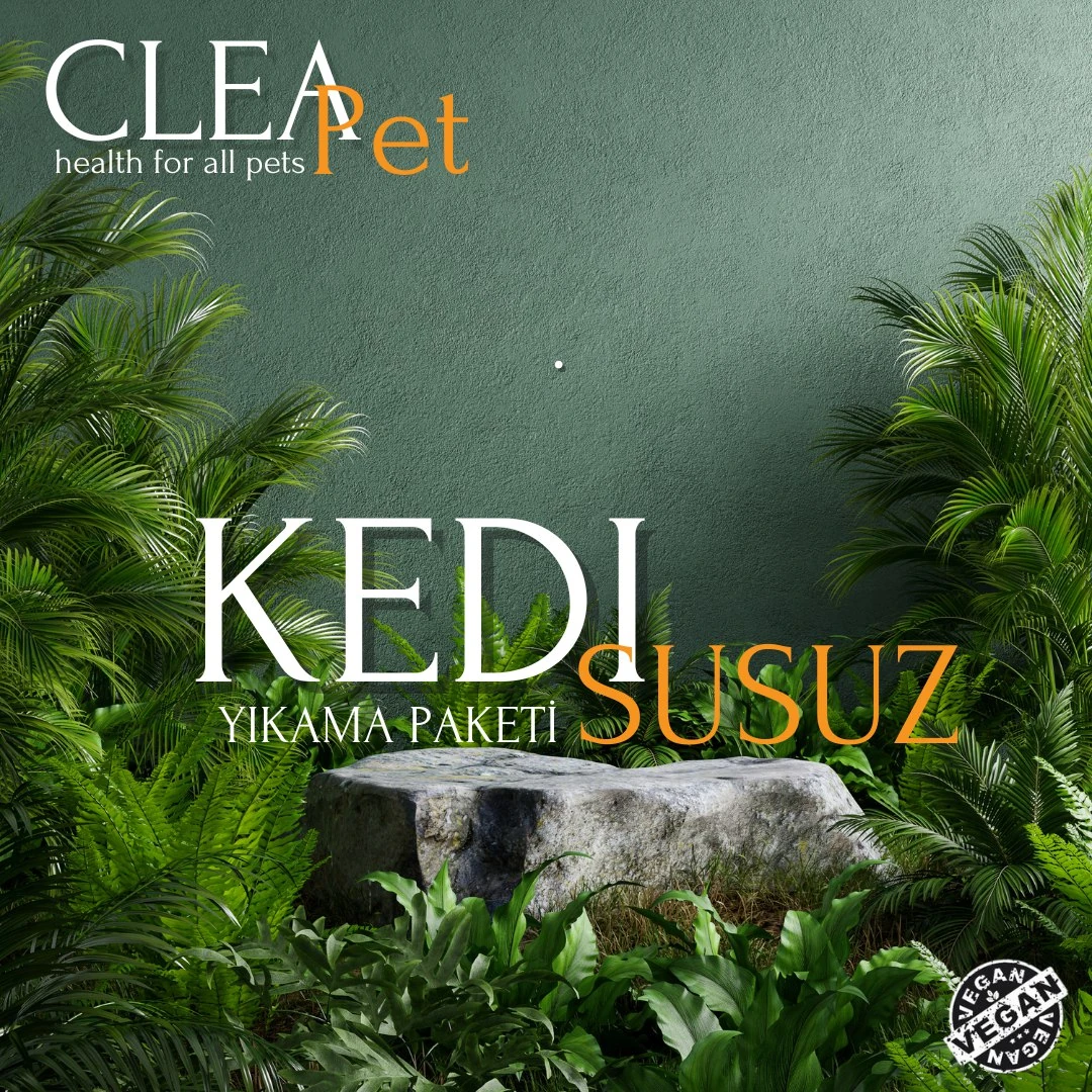 Kedi  Susuz Yıkama Paketi